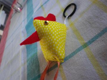 PORTE CLES "Poule"