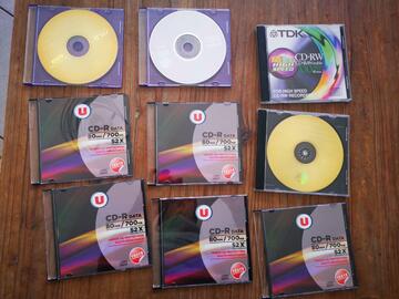 Lot de 10 CD vierges