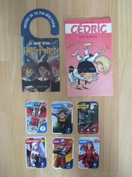 Mini BD Cédric-Cartes Marvel-Carte Harry Potter