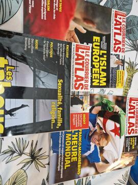 Lot de magazines le courrier de l'Atlas