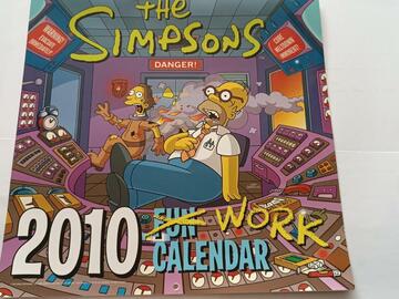 Lot de 2 calendriers Simpsons