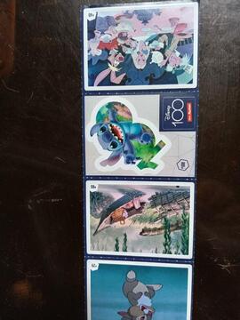 Cartes autocollants walt Disney