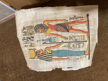 Peinture sur Papyrus