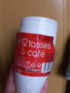 11 tasses à café plastique