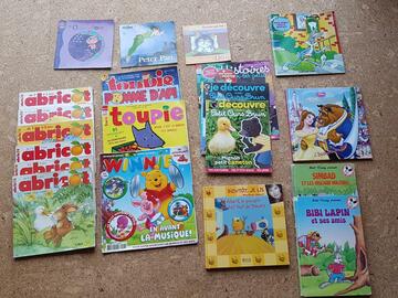 Lot de revues et petits livres 3-6 ans