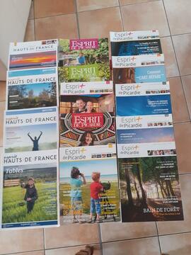 Lot magazines "esprit : haut de france / picardie"