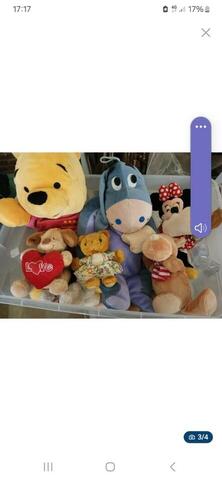 Lot de plus d'une vingtaine de peluches