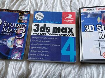 3 livres logiciel 3DStudio max