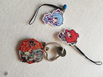 Lot porte clés / straps manga