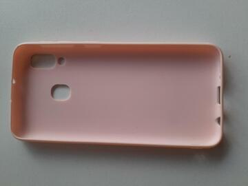 Coque en plastique rose pour Samsung A20