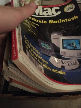 Lot d’anciens magazines mac informatique