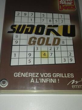 Jeu pc cd rom " sudoku gold "