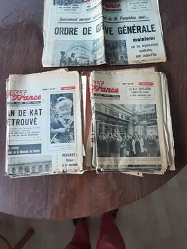 Anciennes pages de Ouest France 1968