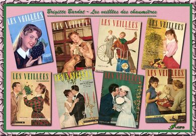 Lot de revues "LES VEILLEES DES CHAUMIERES " 1960