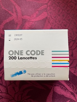 200 lancettes One code