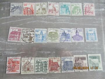 3 - 21 timbres oblitérés Allemagne