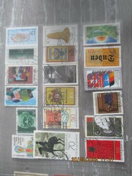 8 - 18 timbres oblitérés Allemagne