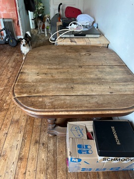 table bois à rénover