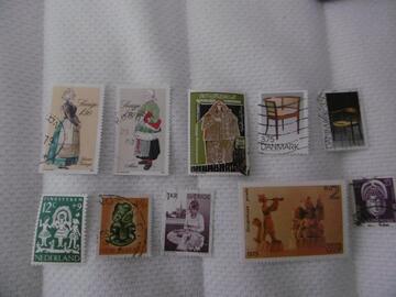 10 timbres US et coutumes LOT 4