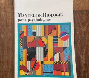 Manuel de biologie pour psychologues