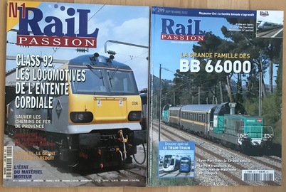 299 magazines train rail passion et hors serie