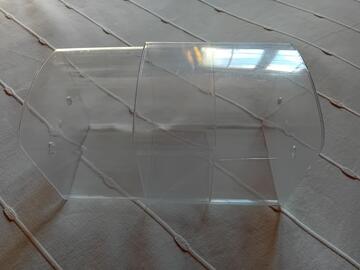 Boîte en plastique transparent pour conserver le pain 13 cm x 14 cm de diamètre