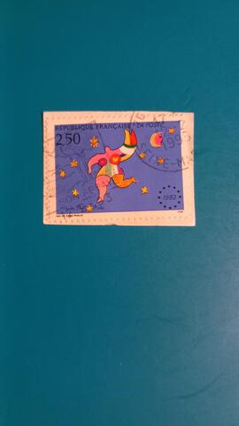 timbre Europe Niki de St Phalle 1992