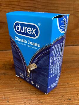 Boîte de préservatifs Durex (Classic Jeans)