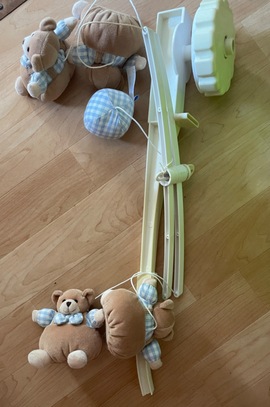 Lot de 2 mobiles pour lit de bébé - Pour pièces