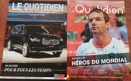 2 magazines du Mondial de l'automobile