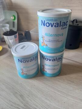 lait infantile Novalac allernova