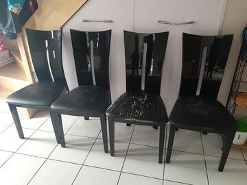 Lot de 4 chaises