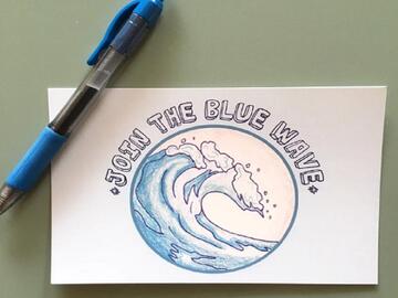 Carte postale de correspondance The Wave