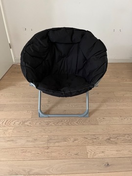 chaise pliable noire