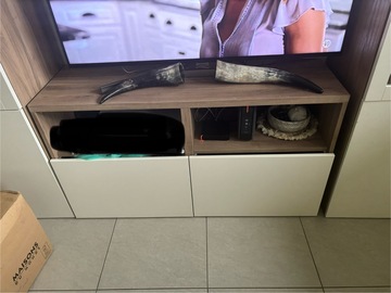 meuble télé besta 120 cm