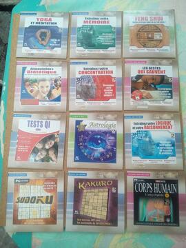 Lot de 27 CD-ROM pour PC ( Jeux, etc...)