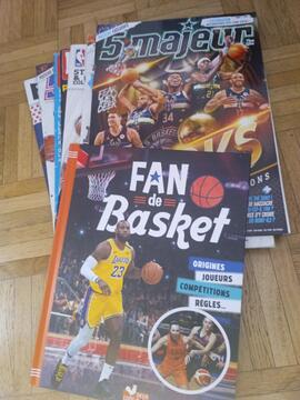 livre/ magazine basketball