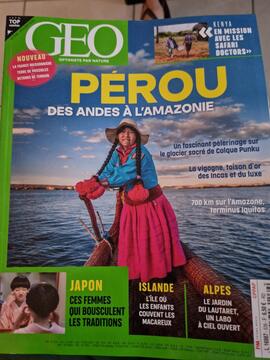 geo magazine Pérou