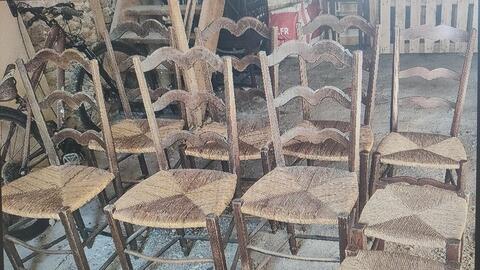 Lot chaises / tabourets