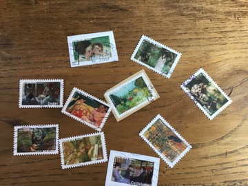 série timbres France impressionnistes