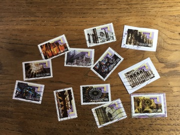 série timbres France cathédrales