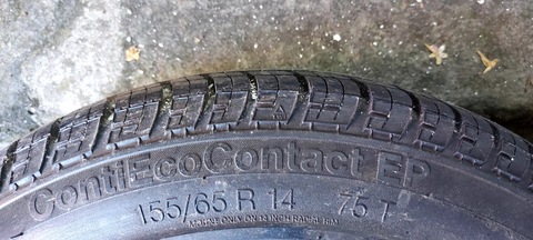 Roue Twingo 2 avec pneu 155/65 R14 75T