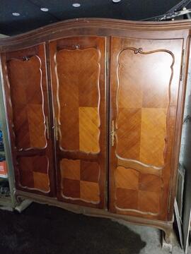 armoire merisier 3 portes