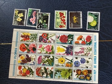 lot unique timbres flore