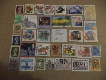 Lot timbres du Monde du 25\06\24