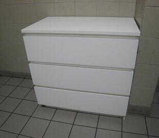 Commode 3 tiroirs blanche IKEA MALM