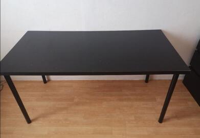Table noir ikea L150XP75XH73