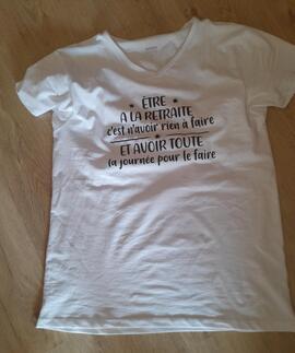 tee shirt retraite