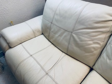 canapé électrique en cuir