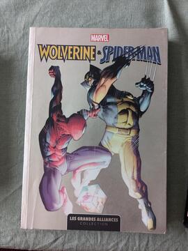 comics wolverine spiderman
